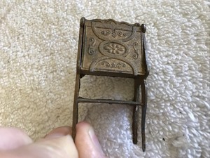LARKIN  VINTAGE MINIATURE METAL DESK, PERHAPS SALESMAN SAMPLE??