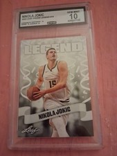 Leaf 2023 Prized Legend Nikola Jokic #15 Denver Nuggets CCG 10 Basketball Card