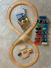 Thomas the Train Wooden Railway Lot Tracks, Trains Buildings 2000s 41 PC