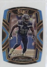 2020 Panini Select Club Level Light Blue Prizm Die-Cut Kam Chancellor #230