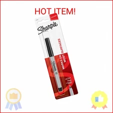 Sharpie Permanent Marker, Ultra Fine Point, Black, 1 Count