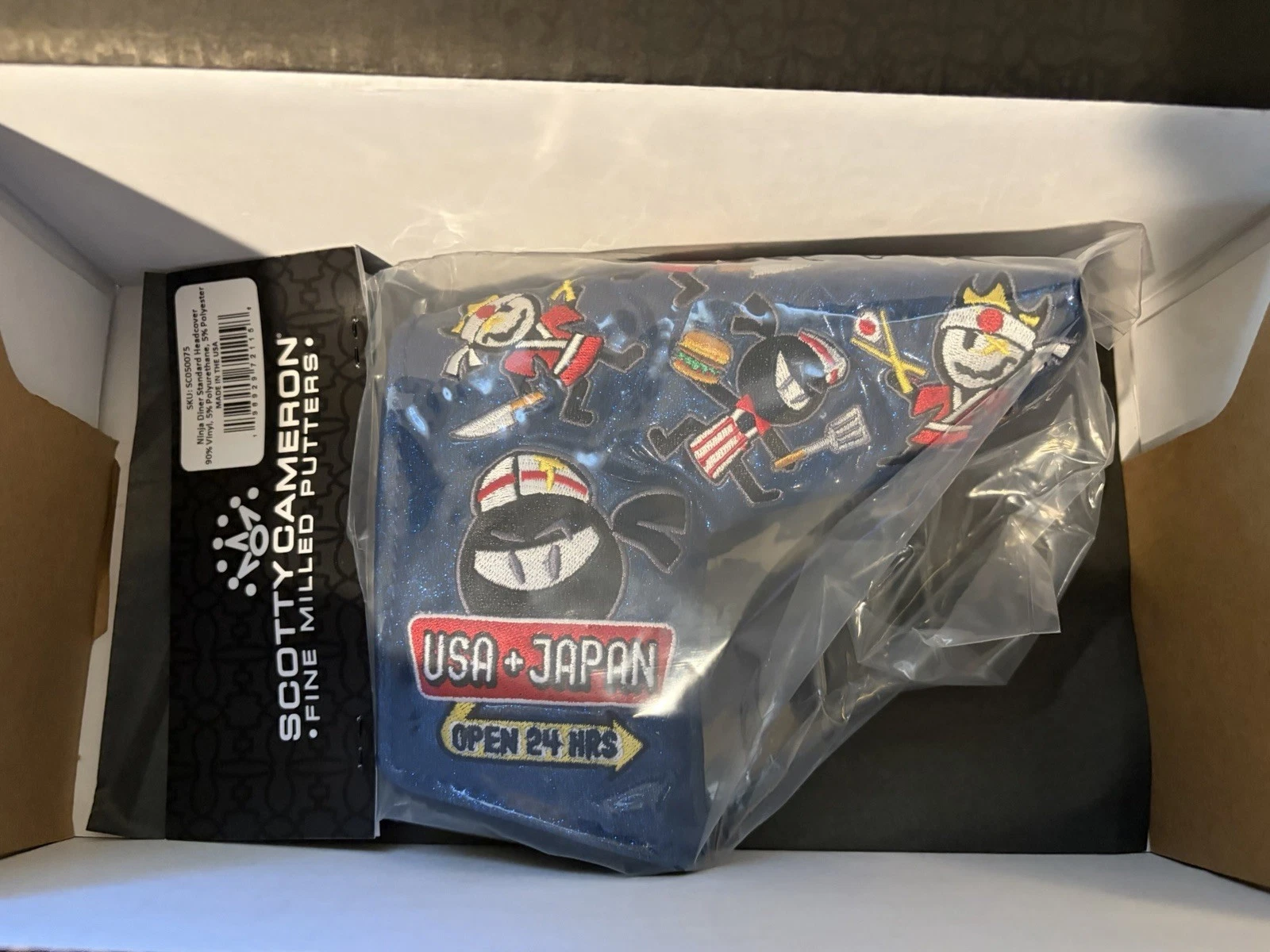 Scotty Cameron Wasabi Ninja Diner Blade Putter Headcover (USA Japan) Brand New