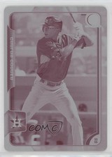 2015 Bowman Chrome Prospects Printing Plate Magenta 1/1 Carlos Correa #BCP41 v9t