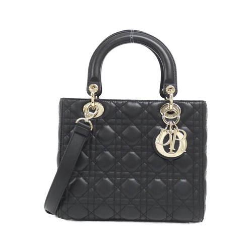 Authentic Christian Dior Lady Dior Medium M0565ONGE Bag #230-000-776-9183