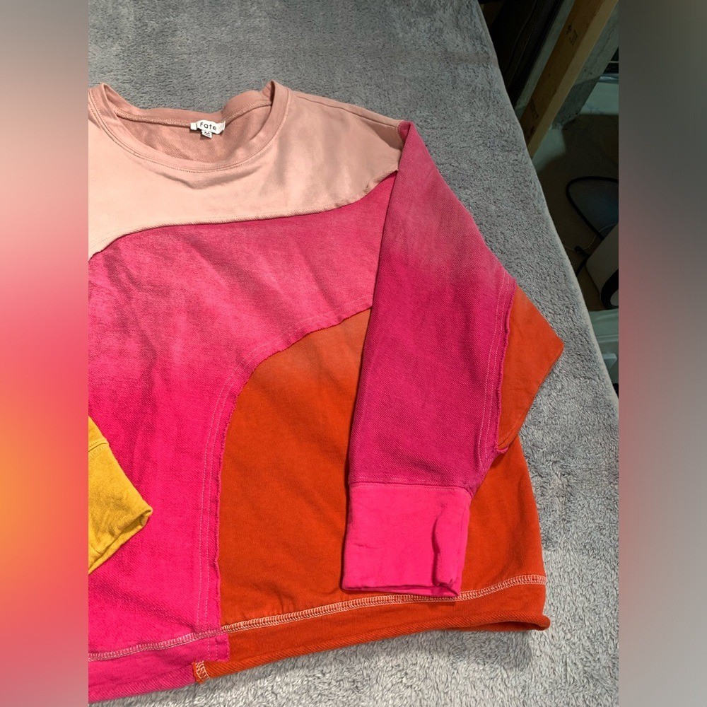 Fate Colorful Patchwork Sweatshirt medium - image 3