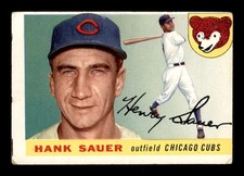 1955 Topps #45 Hank Sauer VG X2638945