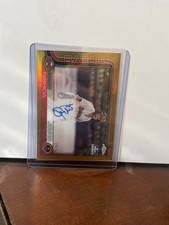 Rikuu Nishida AUTO GOLD /50 #PDC-86 2025 Topps Chrome Pro Debut White Sox Barons