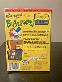 The Ren & Stimpy Show: Buckaroo$ NES Original Poster Authentic Tested & Working