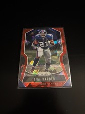Tiki Barber 2019 Panini Prizm Red Ice Prizm Giants 271