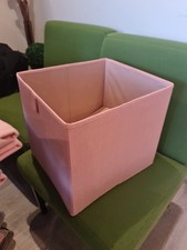 Baby Pink Clever Box Insert FABRIC STORAGE BOXES HOMEBASE 33X33X36 Cm STRONG NEW