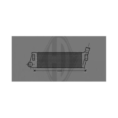 Ladeluftkühler für Renault Megane II BM0 1 CM0 1 Scénic JM0 1 KM0 1 
