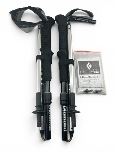 Pair Black Diamond Distance Z 105cm Folding Trekking Poles Aluminum