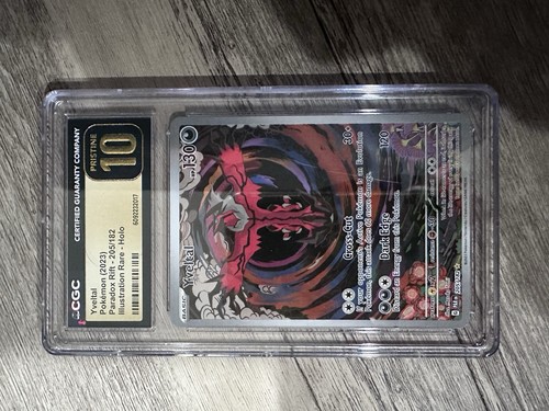 CGC Pristine 10 Yveltal 205/182 Paradox Rift Illustration Rare Holo Eng 2023