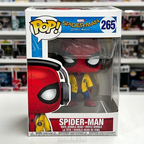 Funko Pop Marvel Spider-Man Homecoming Headphones 265 Peter Parker Vinyl Figure