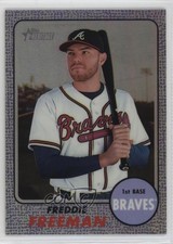 2017 Topps Heritage Hot Box Chrome Purple Refractor Freddie Freeman 12qo