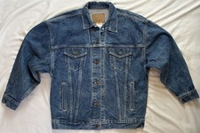VTG 80's Levis Jacket Blue Denim Trucker Type 3 Made in the USA Men's Medium