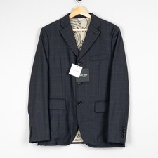 Blazer foderato per spartiti Comme Des Garcons Homme Deux SS20 grigio check