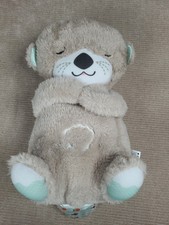 Fisher Price Soothe 'n Snuggle Otter Plush Sound Machine Music Lights Works