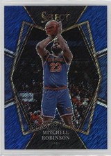 2021 Panini Select Premier Level Blue Shimmer Prizm Mitchell Robinson #167 0y59