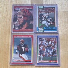 Topps Pro Set Score Boomer Esiason 4 Card Lot Cincinnati Bengals NFL