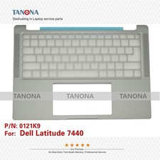 New 0121K9 For Dell Latitude 7440 E7440 Palmrest Keyboard Bezel Upper Case