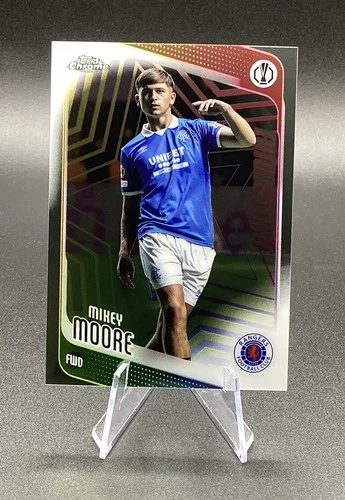 2025-26 Topps Chrome UEFA Club Competitions MIKEY MOORE FUTURE STARS #56