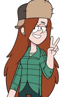 Wendy Corduroy Gravity Falls Vinyl Car Decal Sticker 7'' Weatherproof