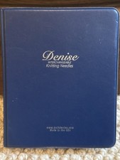 Denise Interchangeable Knitting Crochet Needle Set NIB Vinyl Case