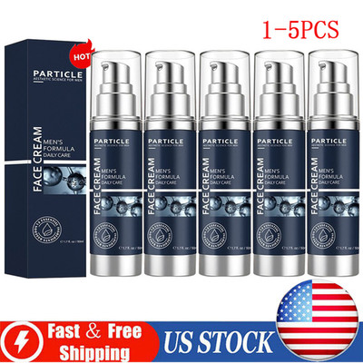 5PCS Particle Face Cream Men 6 in 1 Anti-Aging Cream Fights Eye Bags Dark Spots