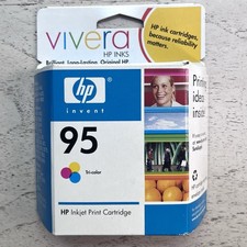 LOT OF 3 HP 95 C8766WN Tri-Color Ink Cartridges Expired May 2008/Feb 2009