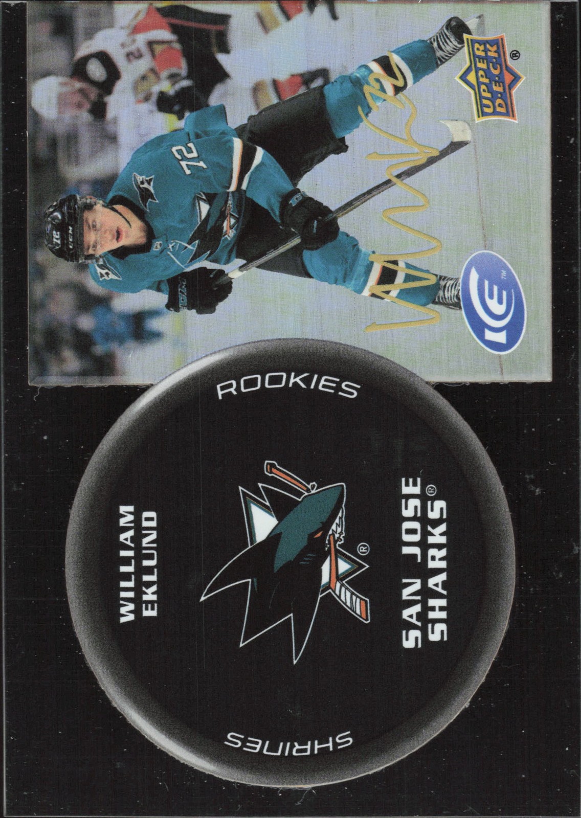 2021-22 Upper Deck Ice William Eklund Shrines #SH-54
