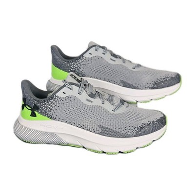 Under Armour Men's Hovr Turbulence 2 Comfort Deluxe Running Shoe Gray/Lime Sz 10