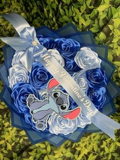 Personalized Eternal Rose Stich Bouquet 18ct Artificial Silk Rose Bouquet