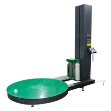 4400LBS Automatic Pallet Wrapping Machine with built-in Scale Sticker Printer
