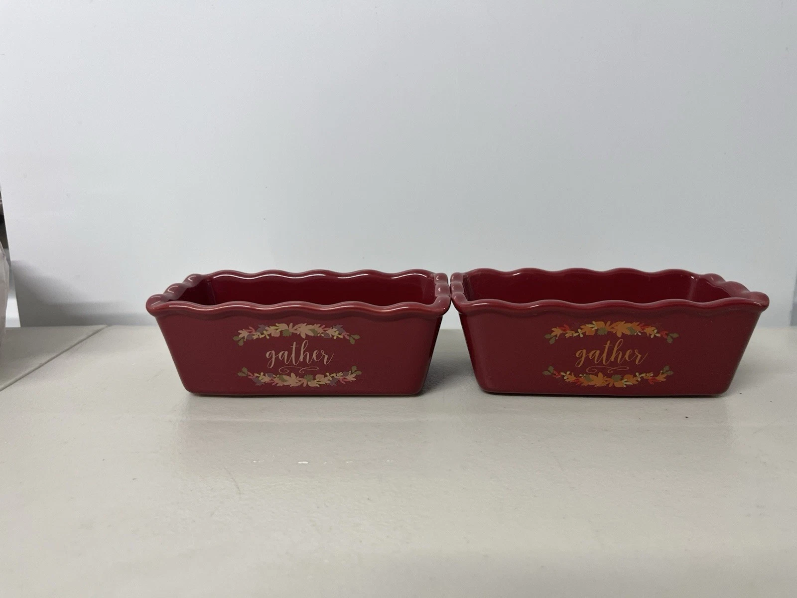 Vintage Nantucket Fall Mini Loaf Pan 6x3.5x2.25 Gather