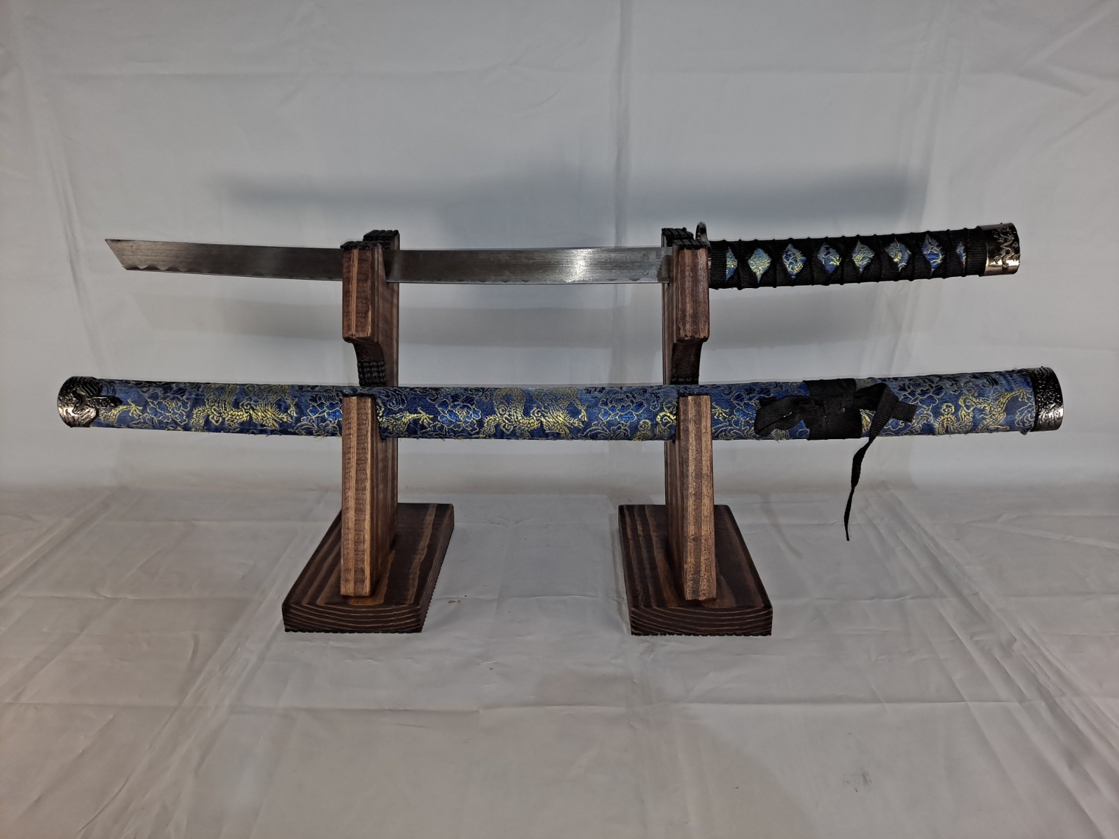 Display Stand/Rack (only) for 1 Sword & Scabbard Tabletop 2pc Katana/Dagger/Dojo