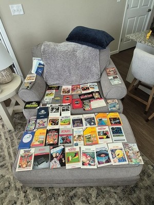 Huge Lot Of Atari 2600 Manuals & Catalogs Vintage Assorted. Good Condition.