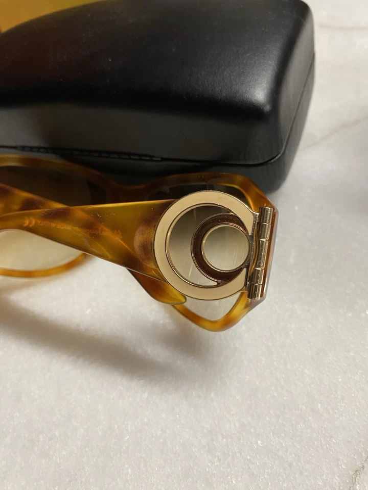 Salvatore Ferragamo Sunglasses Round Women’s Shades Preowned  - Image 3 of 4