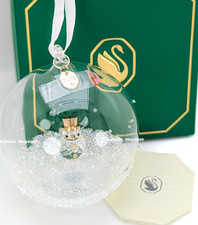 5732528 100 SWAROVSKI Snowman Annual edition Ball Ornament 2026 New in Box