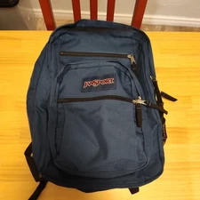 JanSport Big Student Backpack Navy blue