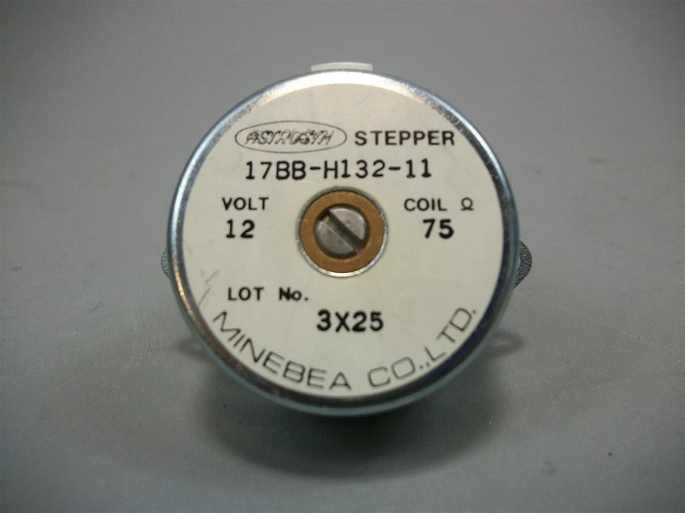 (Lot of 5) Astrosym Stepper Motor 12V 75 Ohms 17BB-H132-11 - New - Image 4 of 4