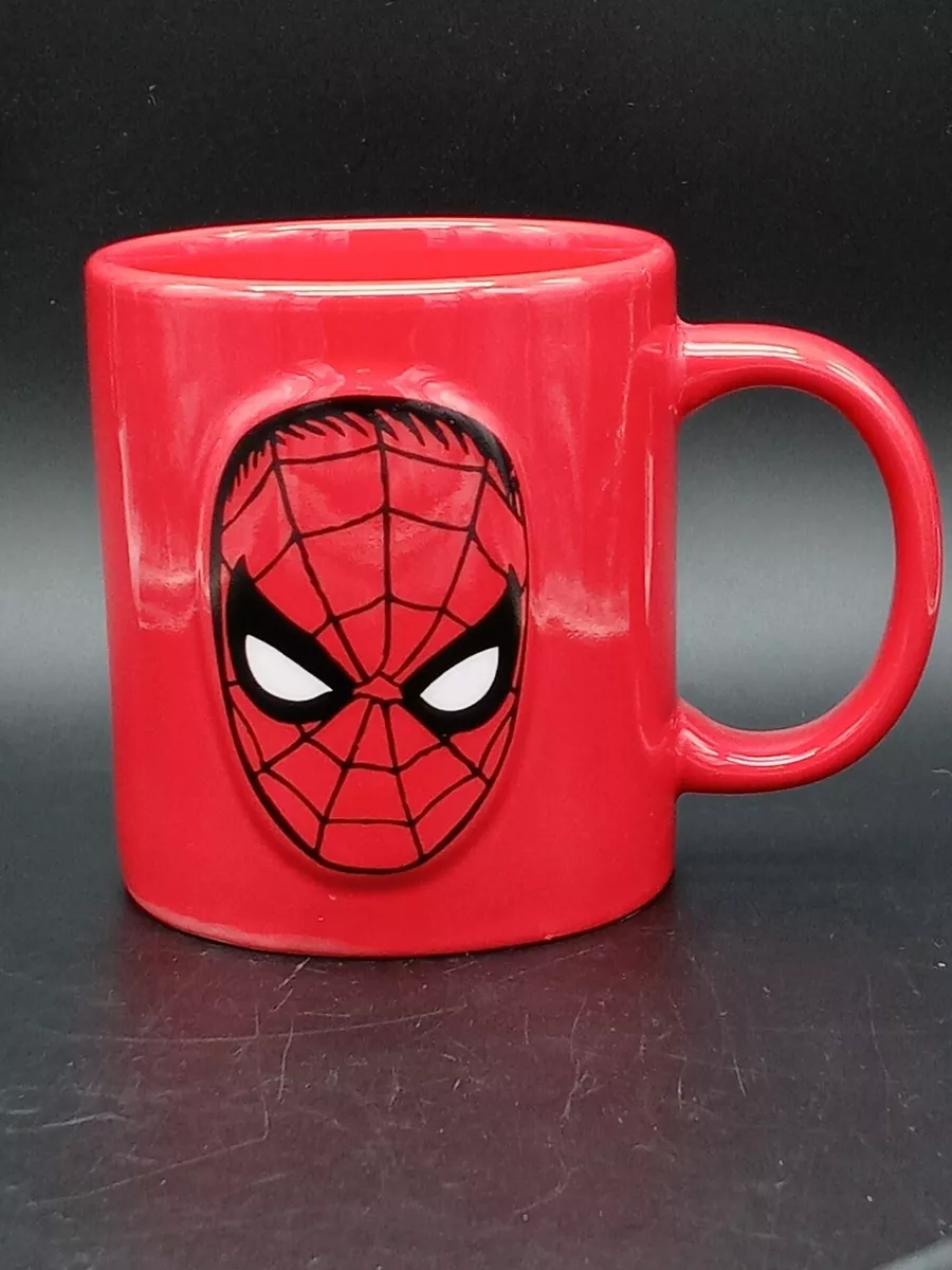 Marvel Amazing Spider-Man Face 20 oz. Red Ceramic Coffee Mug