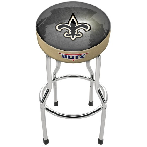 NFL Team Logo Bar Stool Adjustable Swivel Seat High Back Chair Blitz Football - Picture 188 of 247