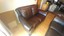 brown leather couches