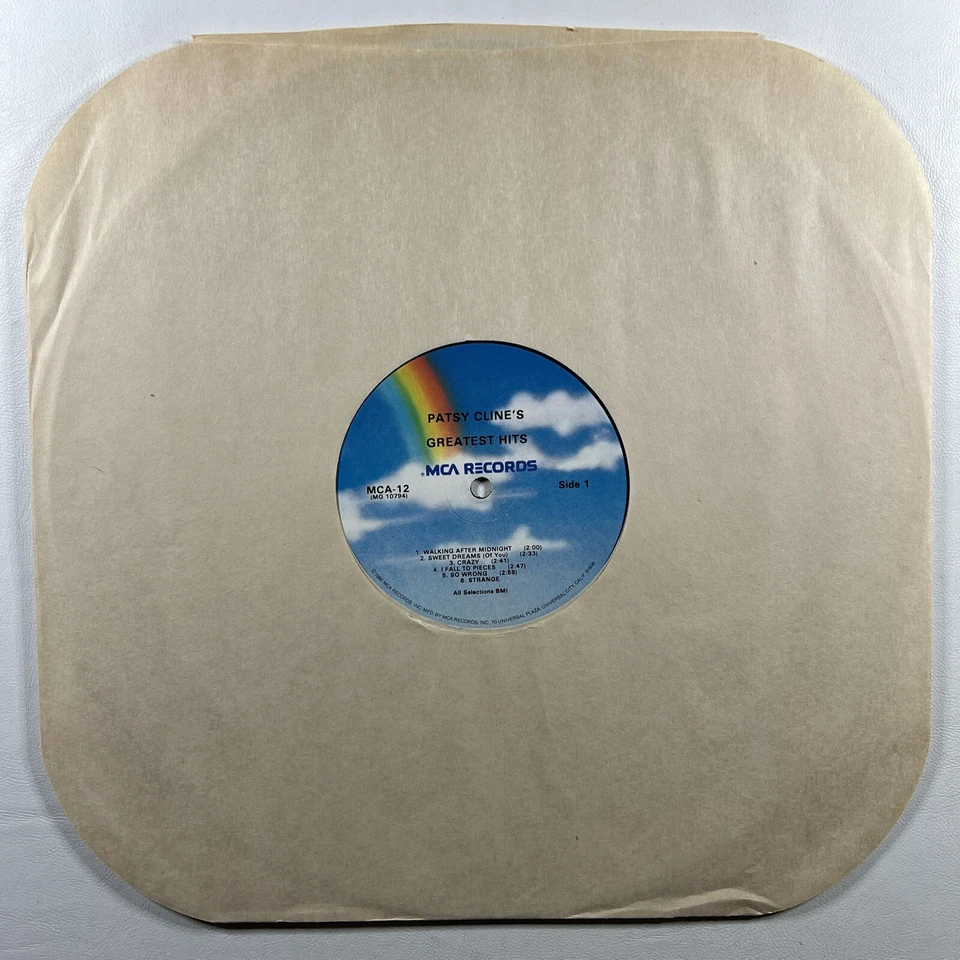 Patsy Cline “Patsy Cline's Greatest Hits” LP/MCA-12 1980 (VG+) Reissue - Image 3 of 4
