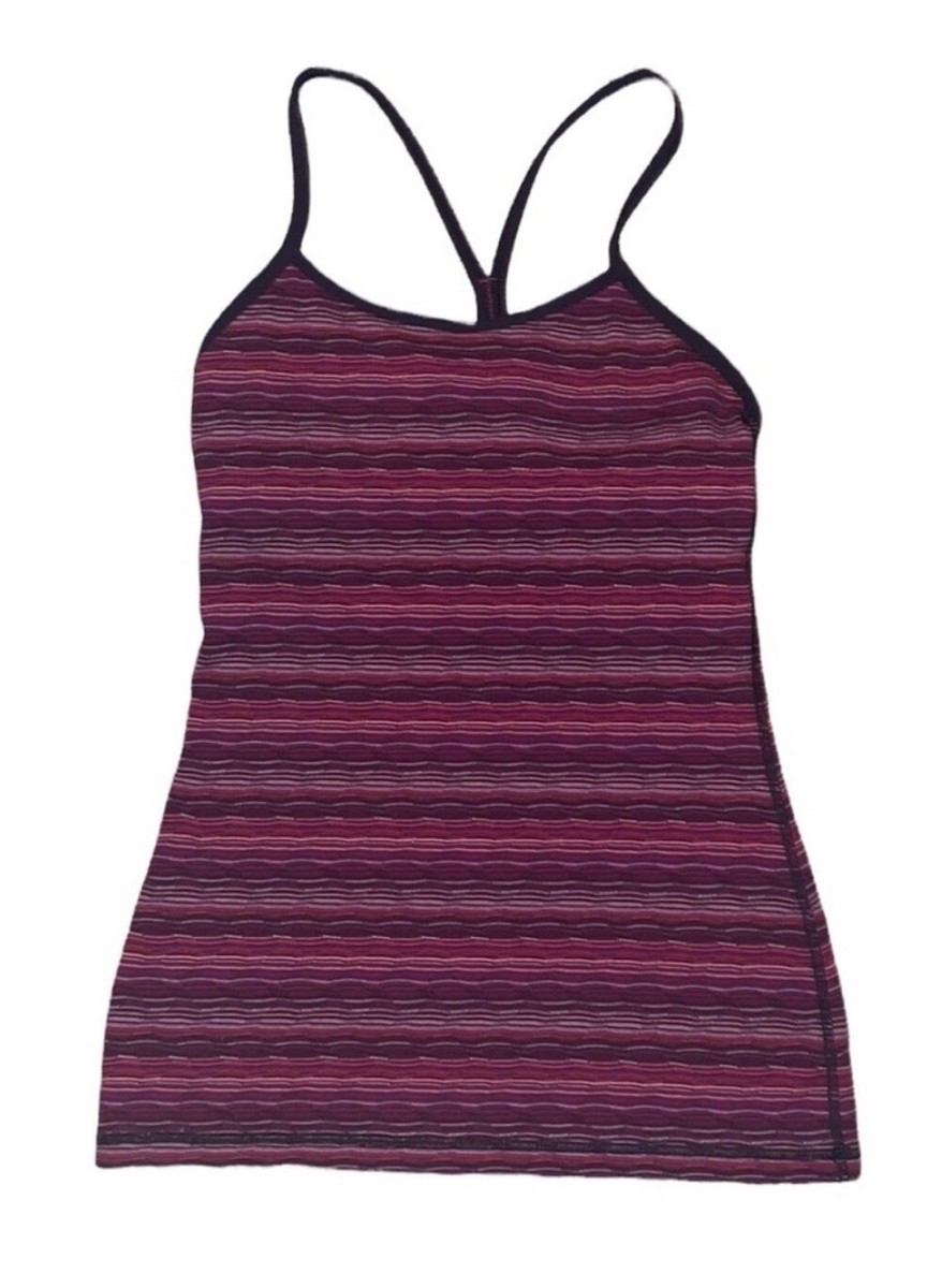 Lululemon Power Y Tank Top Space Dye Twist Regal Plum Lululemon Power Y Tank Top Space Dye Twist Regal Plum