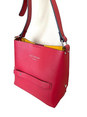 Cross Body Red Cuckoo Handbag Kalinga Ashok Red Cuckoo Cross Body