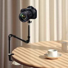 Flexible Adjustable Articulated Arm DSLR Camera Monitor Arm Table Desk Mount