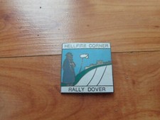 Vintage Hellfire Corner Rally Dover Motorrad MCC Emaille Pin Abzeichen