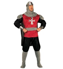 Kreuzritter Kasack Edelsteine Umhang Hose Stiefelüberziehern Gürtel Helm Ritter